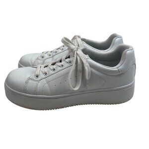 Rival The Ace Rise White Platform Sneakers Women's Size 8